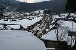 大内宿雪風景outijuku snow scene